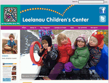 Tablet Screenshot of leelanauchildrenscenter.org